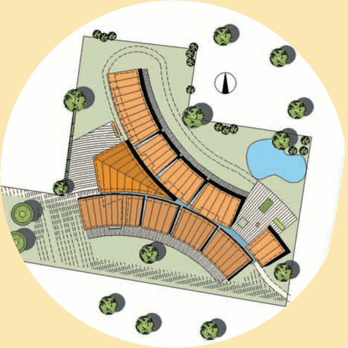 Lageplan des Hospizhuus